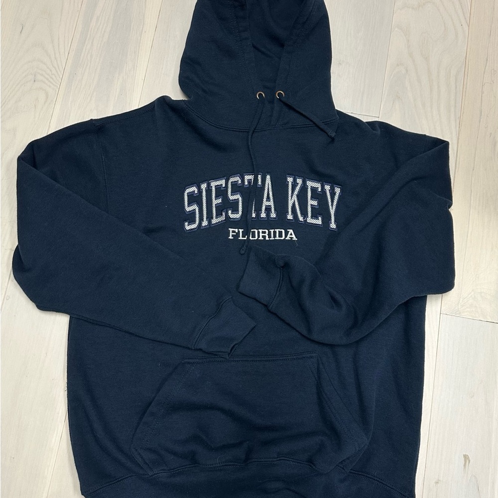 Siesta Key Florida Men's Dark Blue Hoodie